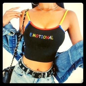 Graphic  women's tops embroided Personal Graphic P